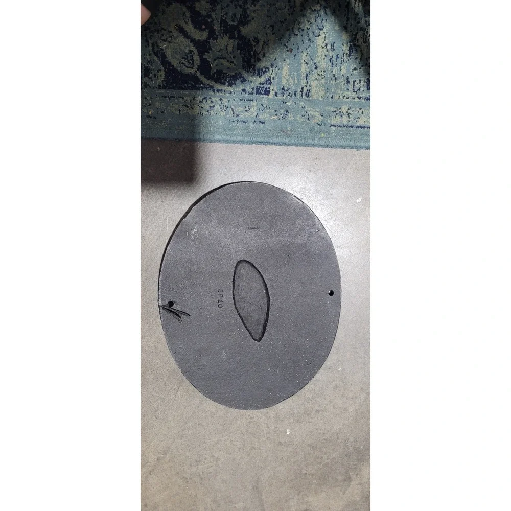 VINTAGE 1880 Large Cast Iron Eagle Hose No. 2 Plaque. (heavy 5.12 Lb.)